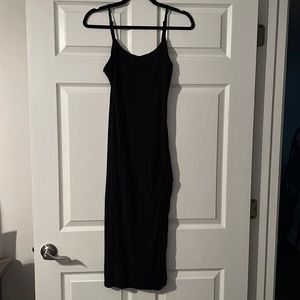 Black cotton lulu dress
